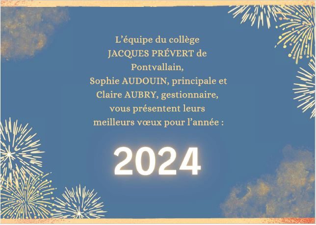 Bonne année